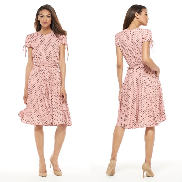 Gal Meets Glam Polka Dot Mauve Stretch 